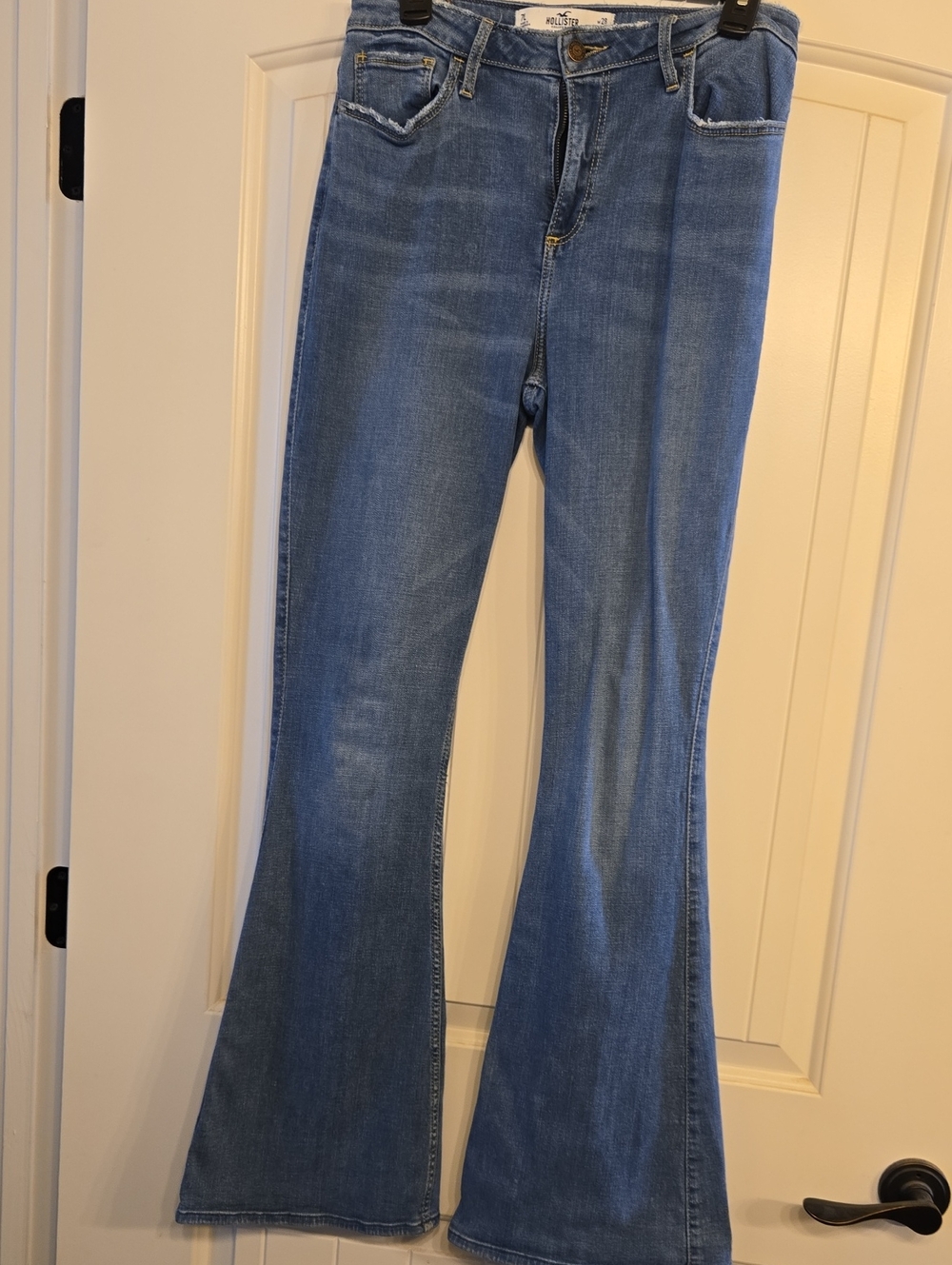 Hollister Medium Blue Flared Women's Jeans